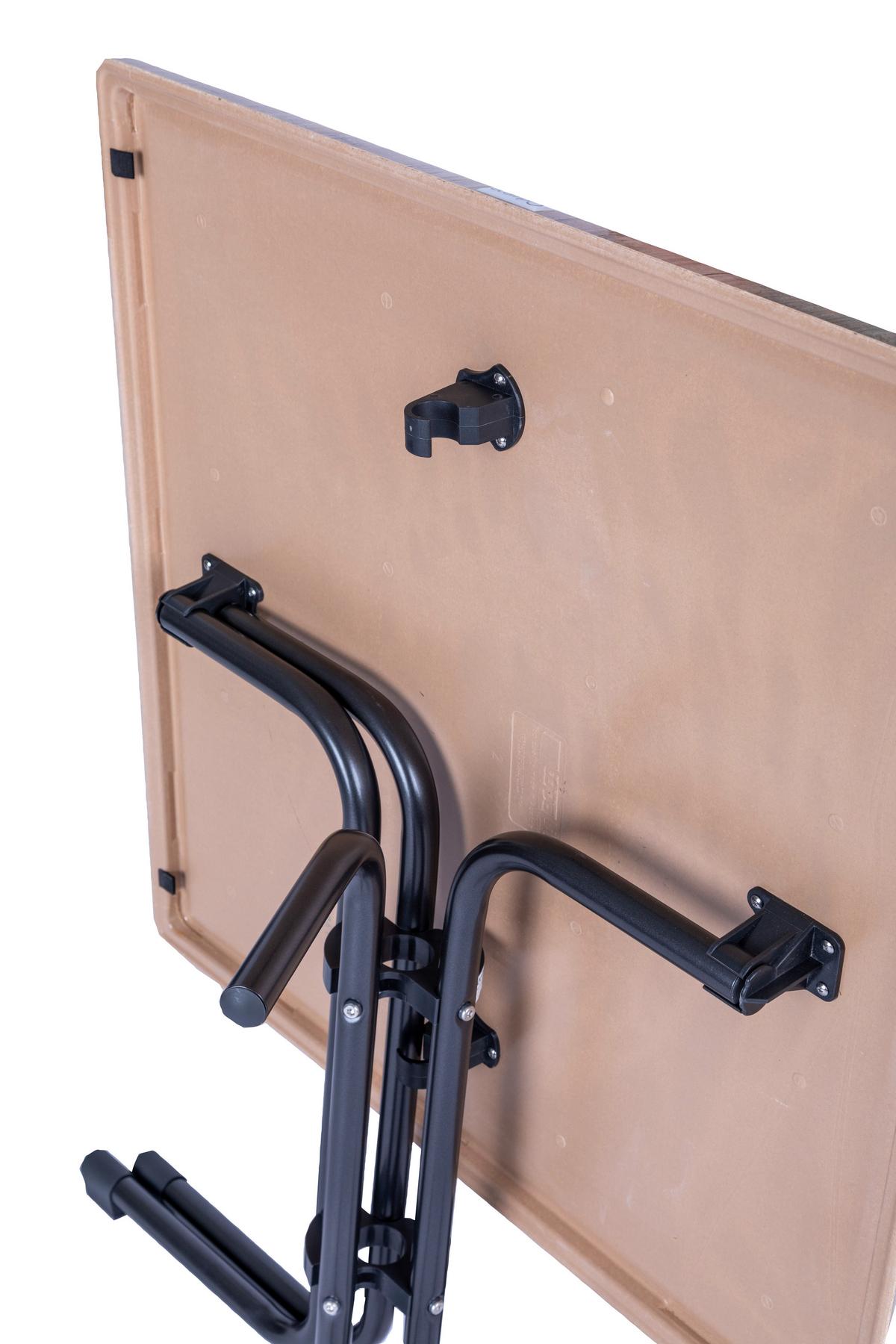 Vrtna Zložljiva Miza Acamp - bež/antracit, Basics, kovina/leseni material (80/80/72cm) - Gardenson