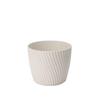 Übertopf Mira ECO Weiß - Weiß, KONVENTIONELL, Kunststoff (12,8/10,7cm) - Mömax