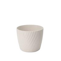 Übertopf Mira ECO Weiß - Weiß, KONVENTIONELL, Kunststoff (12,8/10,7cm) - Mömax