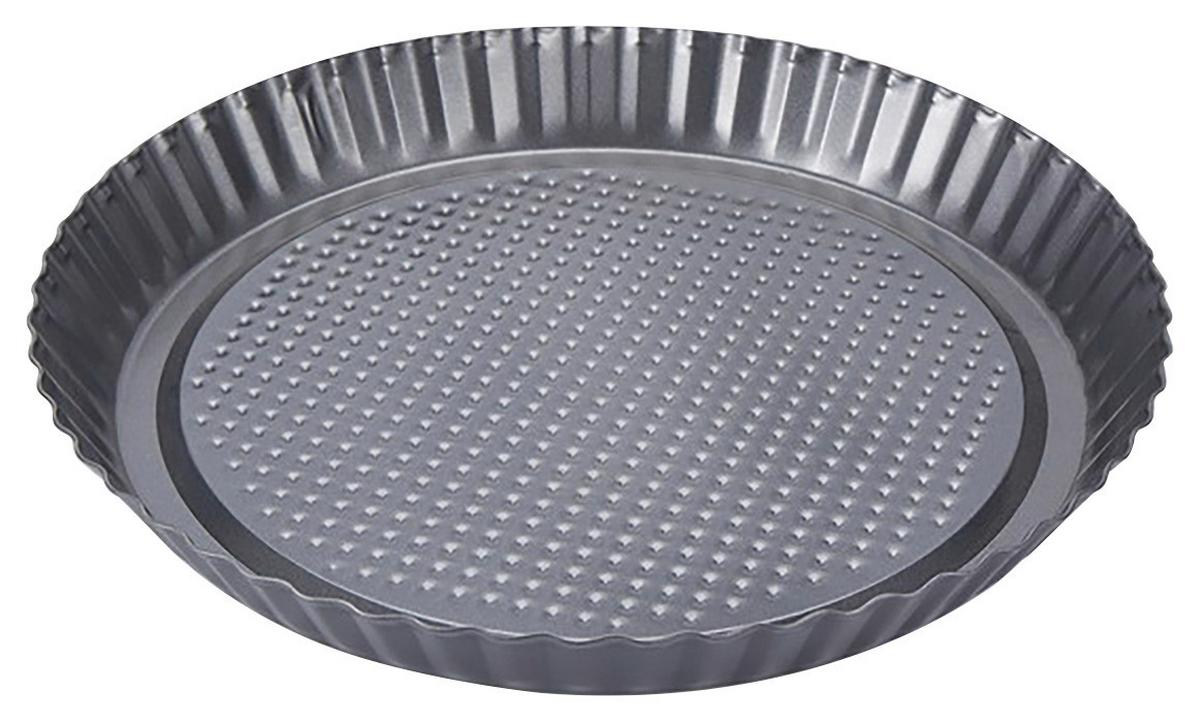 Formă pentru tartă cca. 28 cm Bakery - gri, Konventionell, metal (28/3,2cm) - Mömax