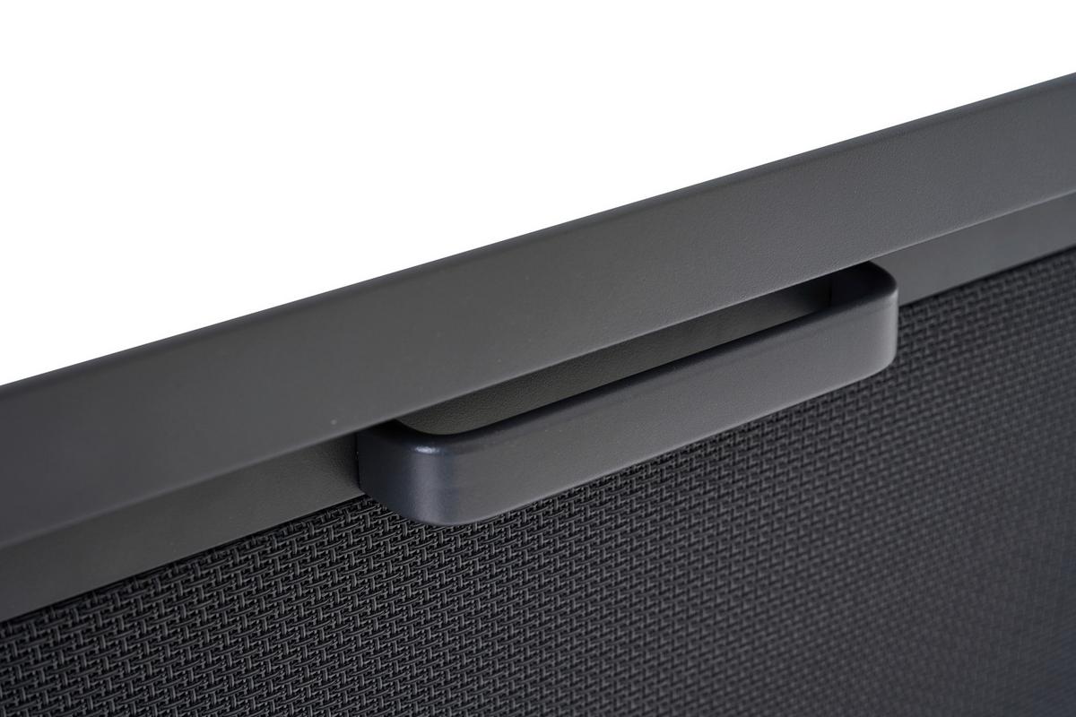 Kissenbox Sabano Grau - Grau, Basics, Kunststoff/Metall (79,3/83/159cm) - Siena Garden
