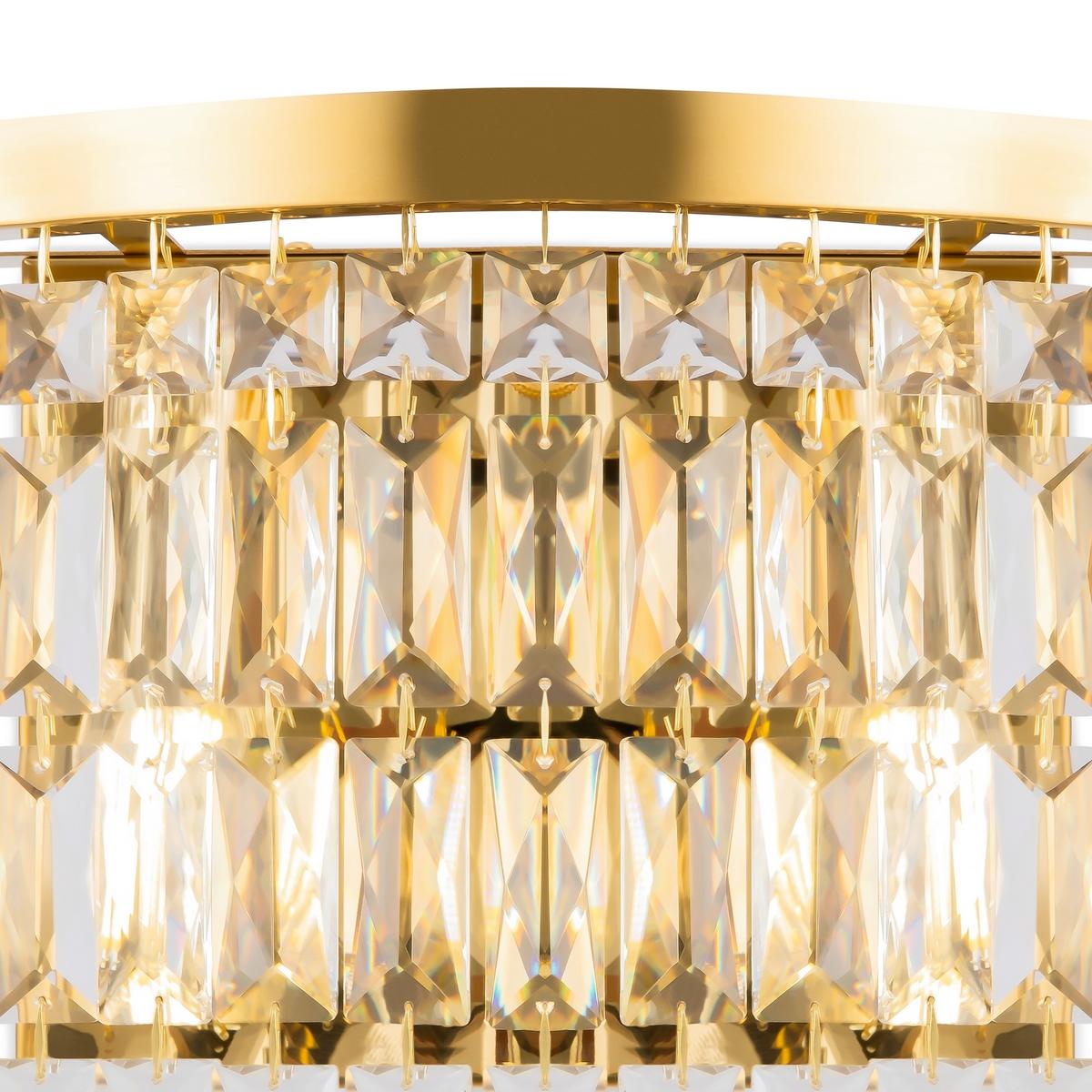 WANDLEUCHTE DUNE - Goldfarben, Trend, Metall (31/10.5/18cm) - MAYTONI