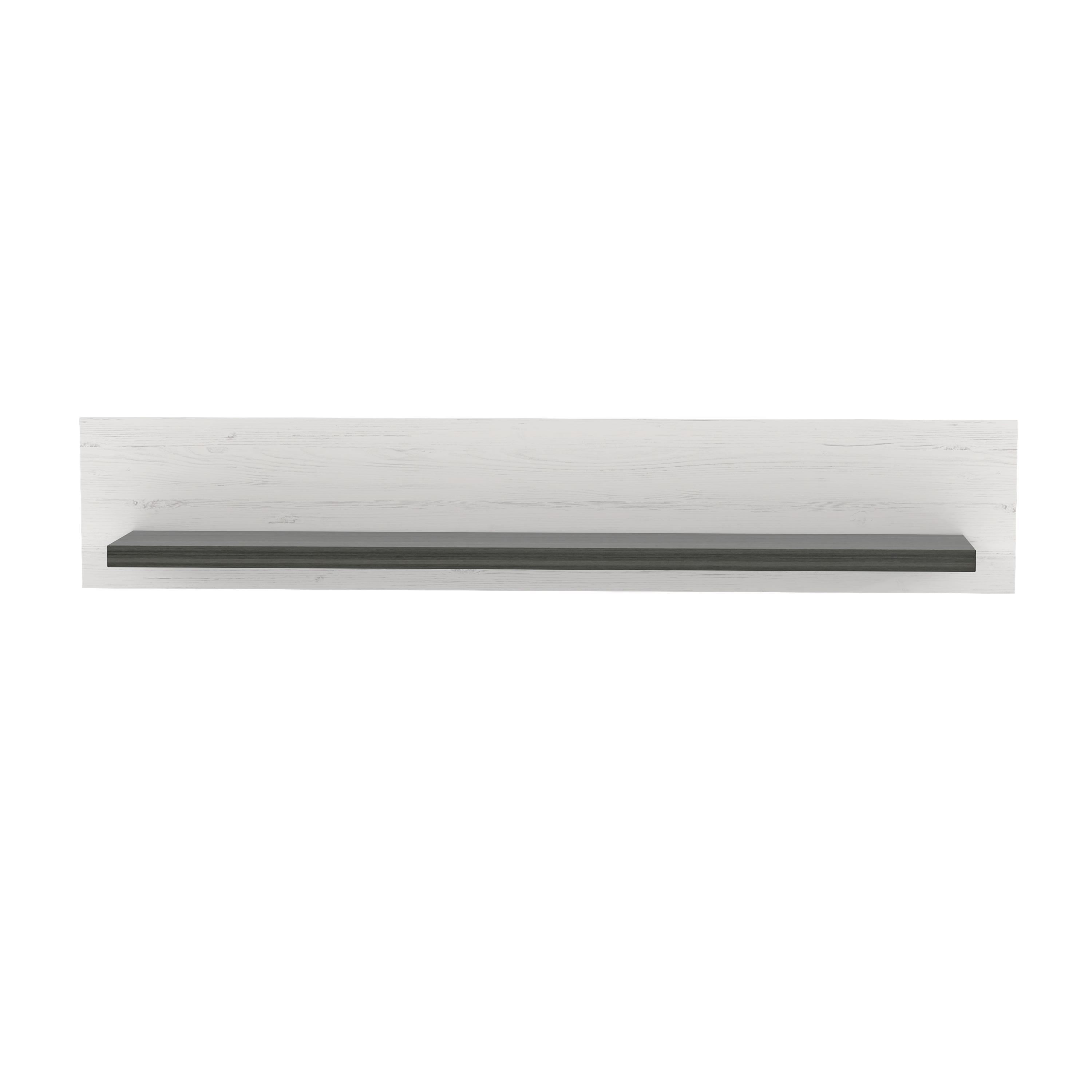 Zidna Polica Montreal - bijela/boje pinije, Konvencionalno, drvni materijal (140/25,8/22,3cm) - Premium Living