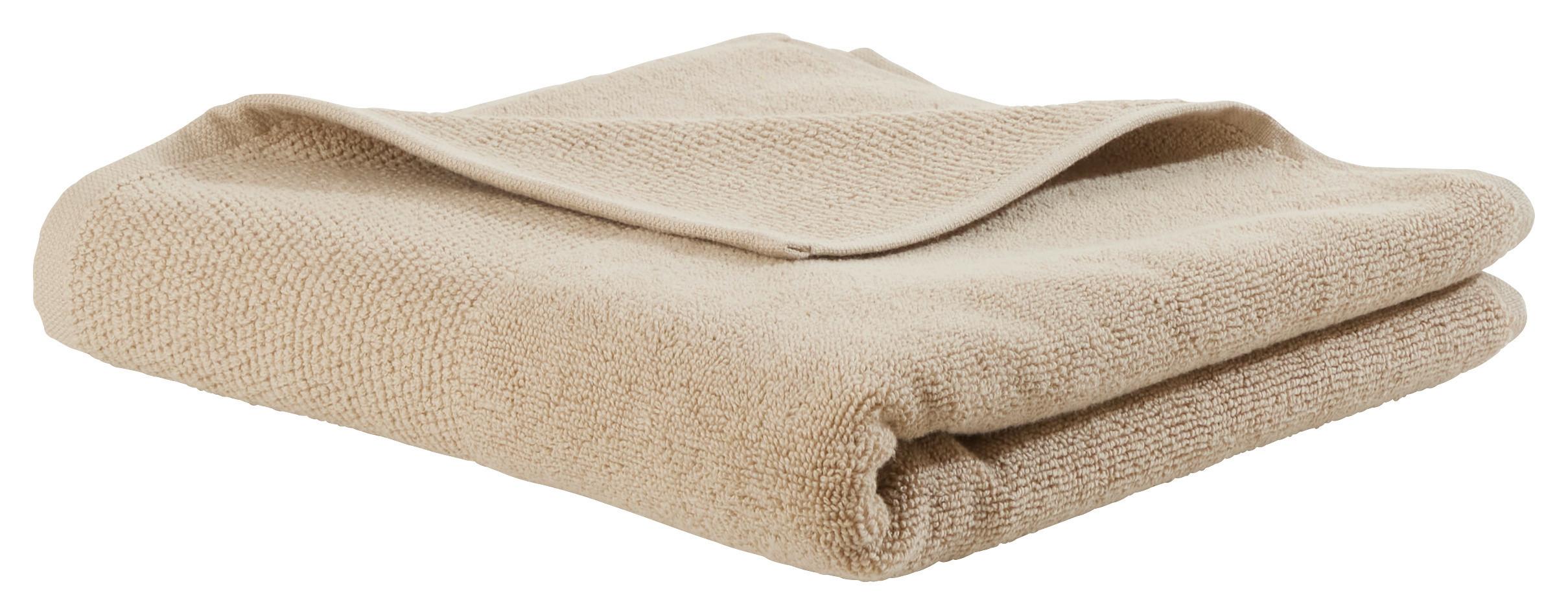 Handtuch Olivia in Naturfarben ca. 50x100cm - Naturfarben, Konventionell, Textil (50/100cm) - Premium Living