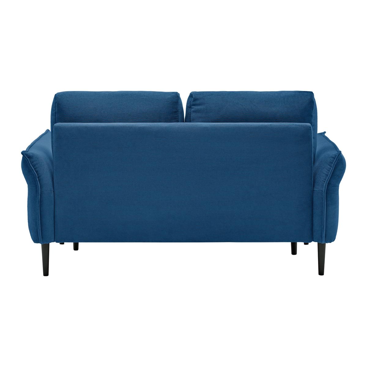2-Sitzer-Sofa Custom Dunkelgrün - Dunkelgrün/Royalblau, MODERN, Holz/Textil (150/85/92cm) - Mömax