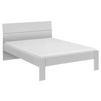 Postelja Flexx, Bela, 90x200 - bela, Basics, leseni material (90/200cm) - Xora