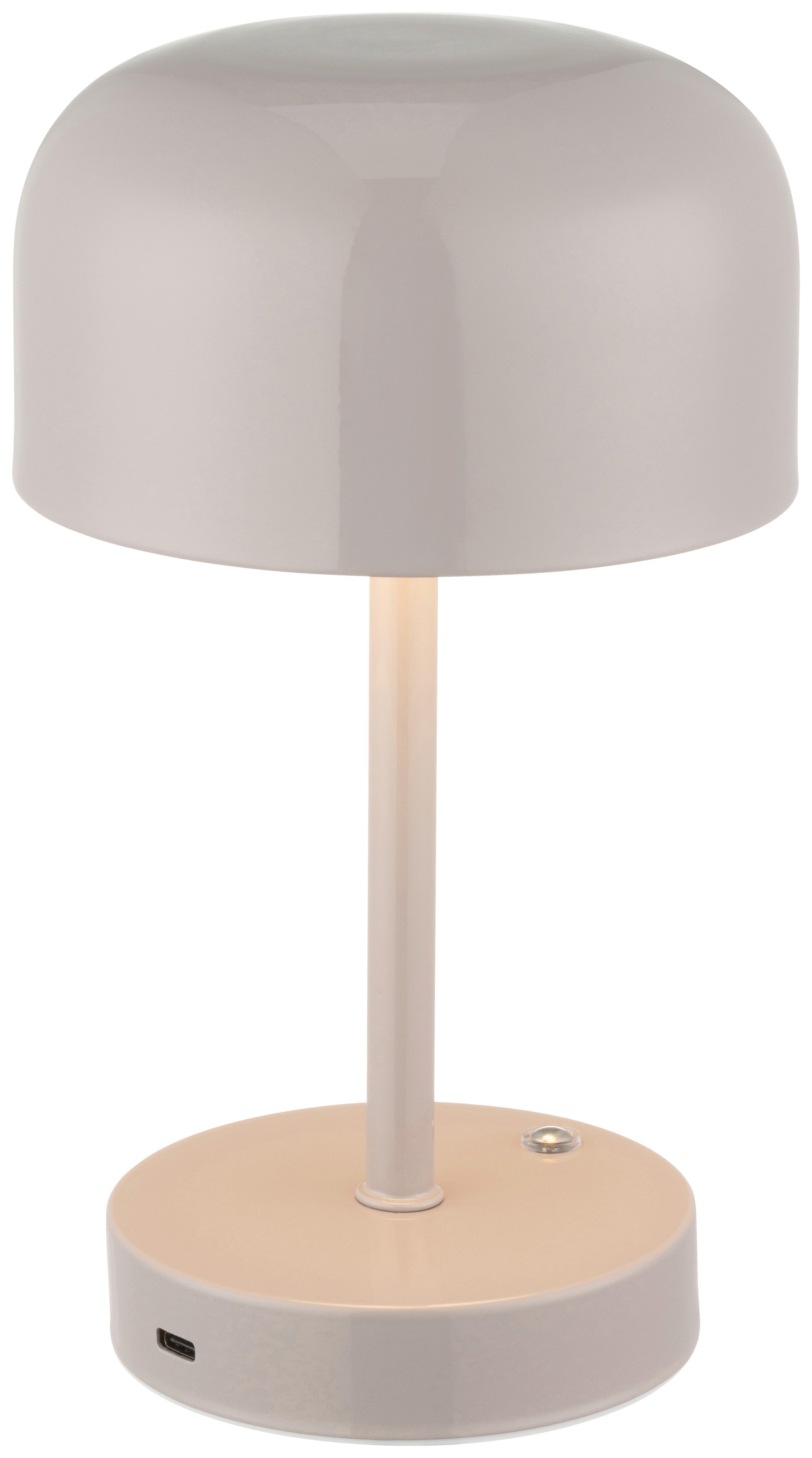 PORTABEL LAMPA SOFTI - grå, Modern, metall/plast (10/22,5/12,5cm) - Mömax