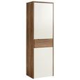 Garderobenschrank Weiß/Kiefer - Alufarben/Weiß, MODERN, Holzwerkstoff/Kunststoff (60/196/42cm) Garderobenschrank Weiß/Kiefer - Alufarben/Weiß, MODERN, Holzwerkstoff/Kunststoff (60/196/42cm)