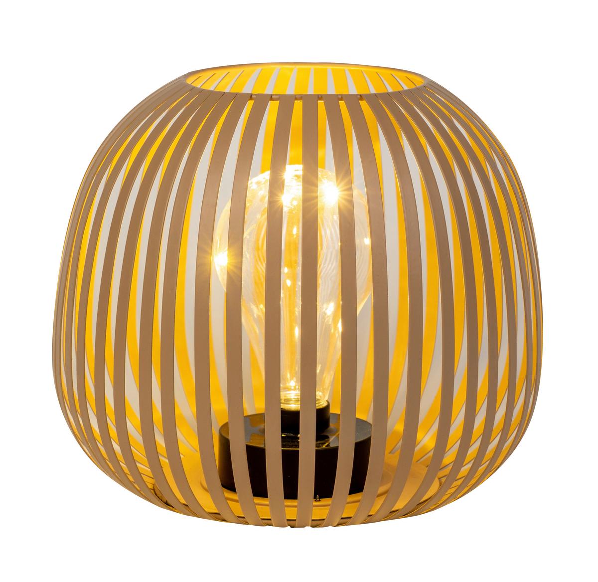 LAMPA SOLARNA DOTTI - kolor naturalny/przejrzysty, Basics, tworzywo sztuczne/metal (20/18cm) - Ambia Garden