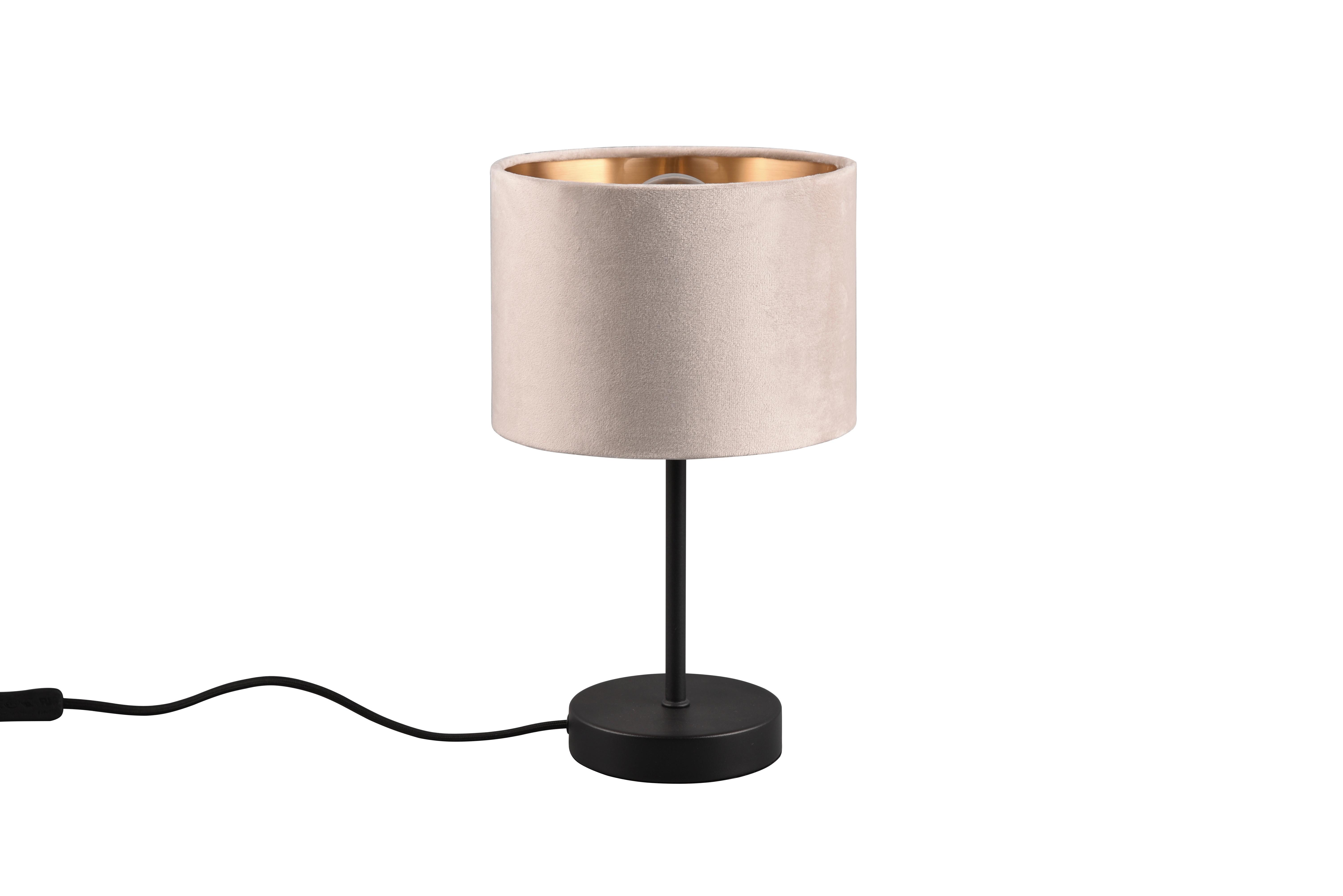 Tischleuchte Julieta Beige max. 40 Watt - Beige, Design, Textil/Metall (30/20cm) - Trio Leuchten