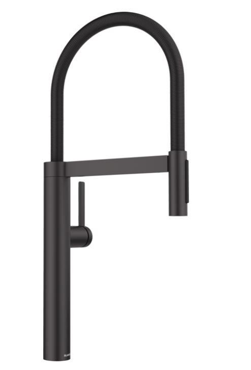 Küchenarmatur Blancoculina-S II, in Schwarz - Schwarz, Trend (56cm) - Blanco