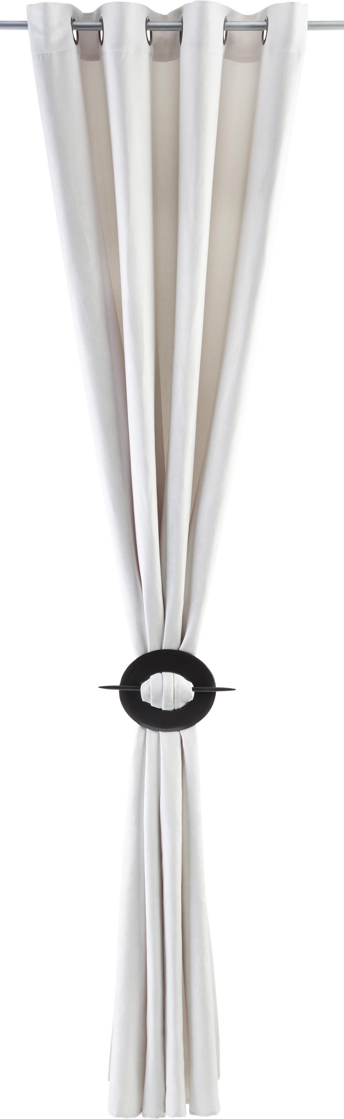 Perdea inele capsă Velours - nisipiu, Modern, textil (140/245cm) - Modern Living
