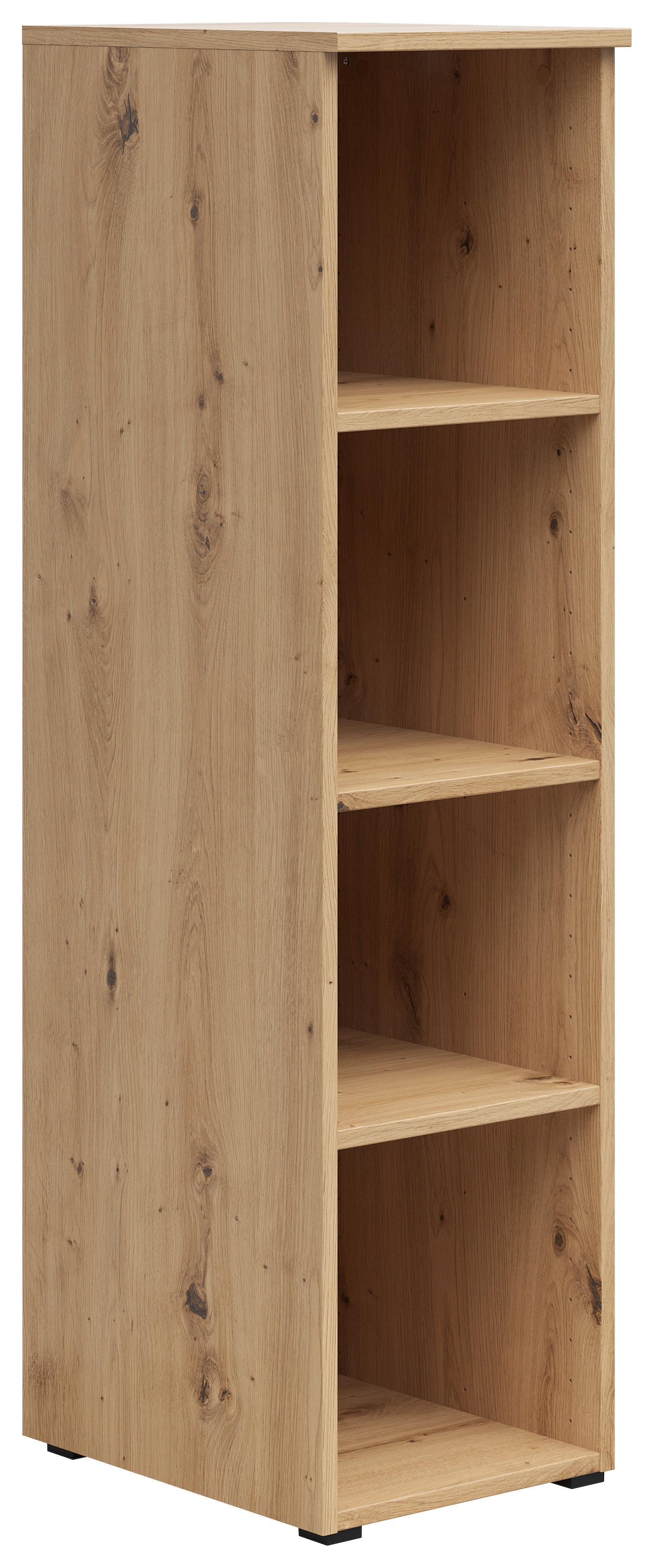Regal Multistauraum Eiche Artisan - Anthrazit/Eiche Artisan, MODERN, Holzwerkstoff/Kunststoff (30/115/40cm) - Mömax
