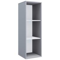 Aktenschrank Lona Grau, 3-fach - Weiß/Grau, MODERN, Holzwerkstoff (35/110/37cm) - MID.YOU