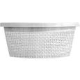 Ruháskosár Rita - Fehér, Műanyag (60/40/22cm) - Mömax modern living Ruháskosár Rita - Fehér, Műanyag (60/40/22cm) - Mömax modern living