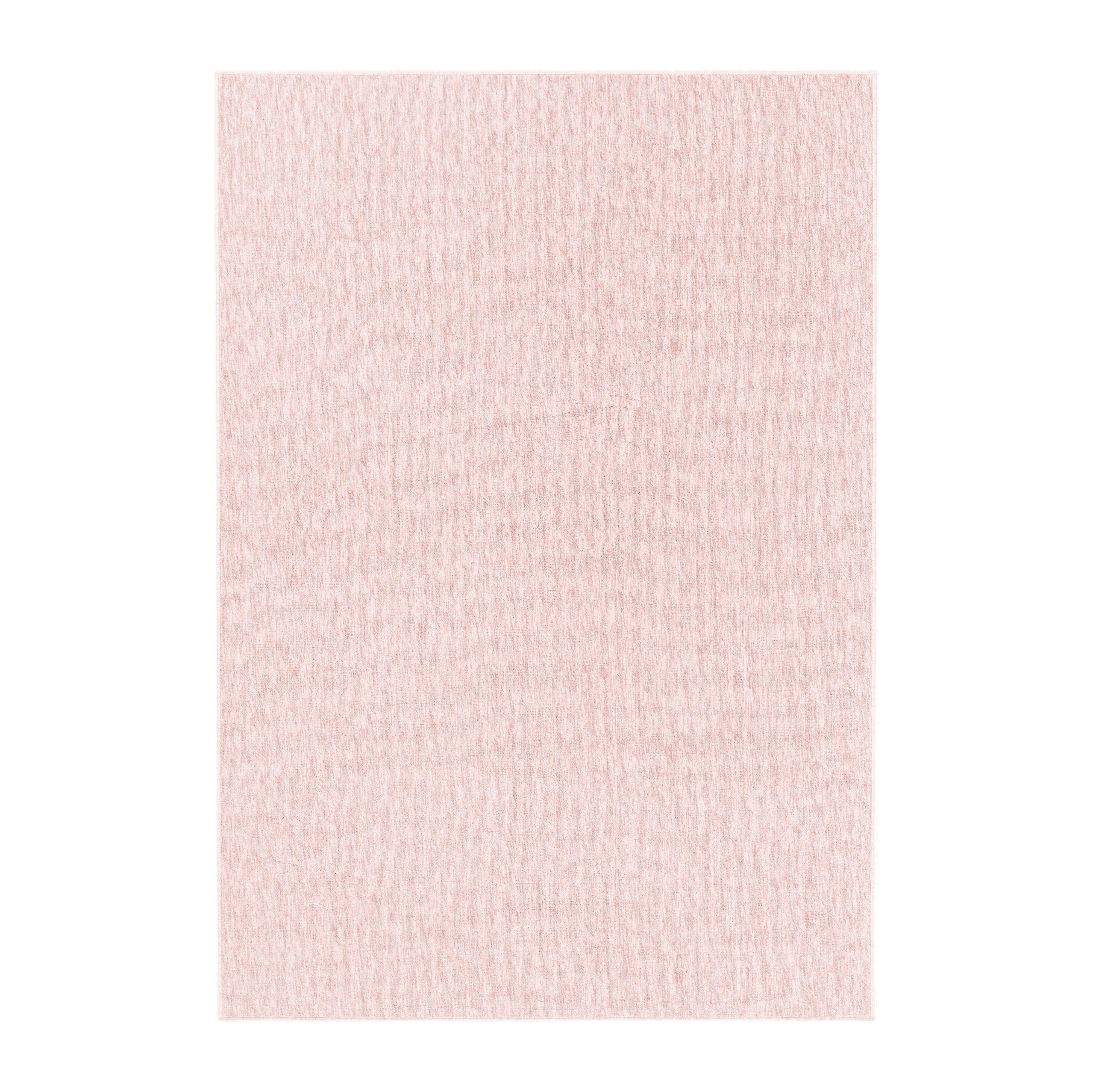 Flachwebeteppich Nizza Rosa ca. 200x290cm - Rosa, Basics, Textil (200/290cm) - Novel