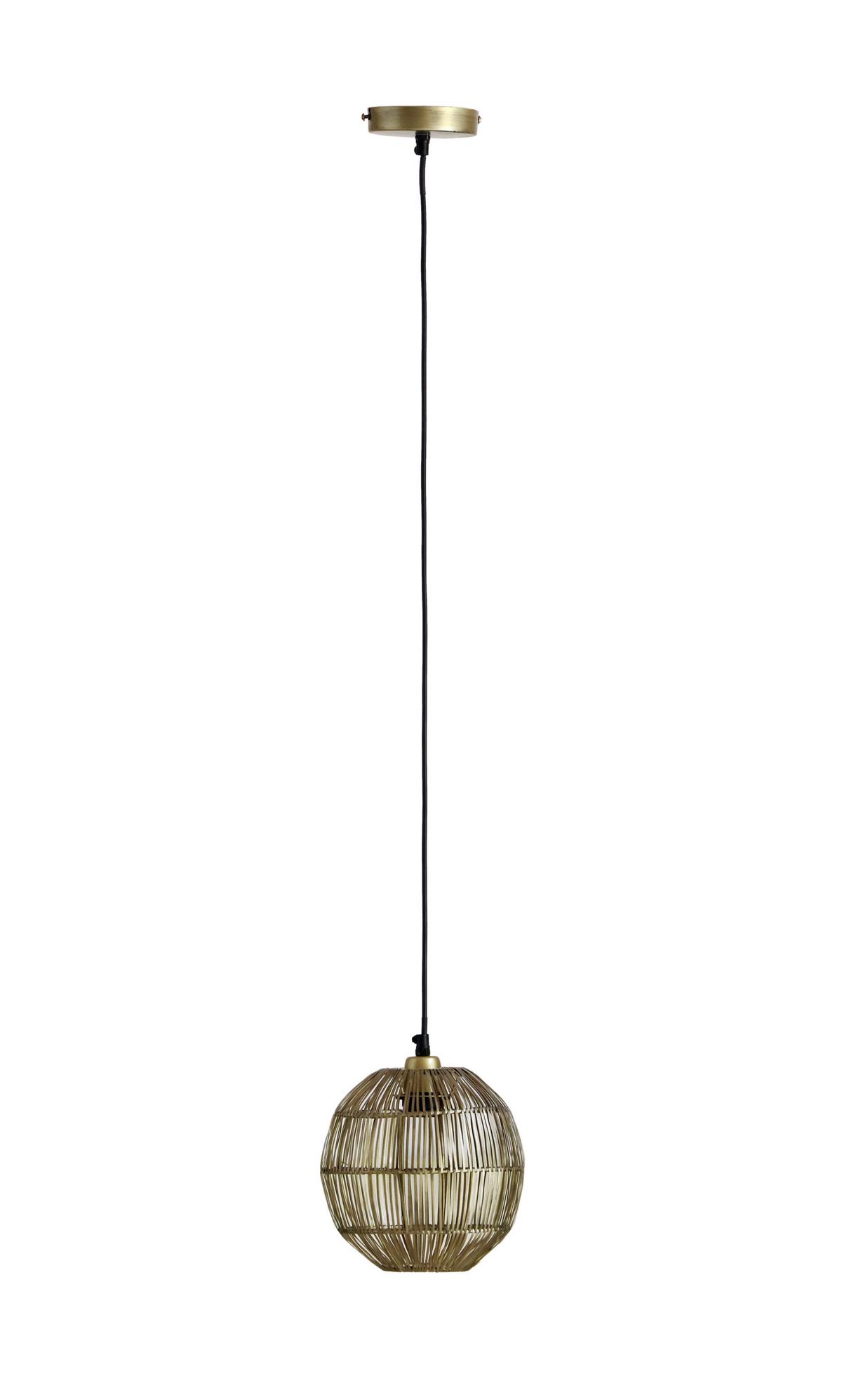 Viseča Svetilka 14995h Hermi Ii - barve medenine, Konvencionalno, kovina (20/120cm) - Globo
