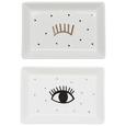 Teller Eyes in verschiedenen Designs - Goldfarben/Weiß, Keramik (14,5/10/2cm) - Mömax modern living Teller Eyes in verschiedenen Designs - Goldfarben/Weiß, Keramik (14,5/10/2cm) - Mömax modern living