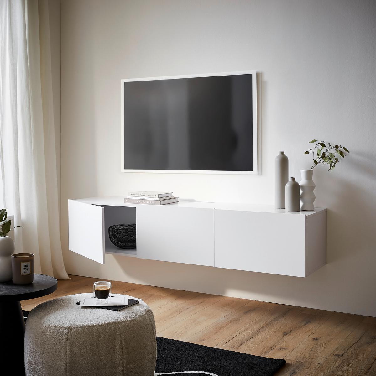 KOMODA NISKA NEWNIQ - biały, Design, materiał drewnopochodny (180/36,7/42cm) - Hom`in