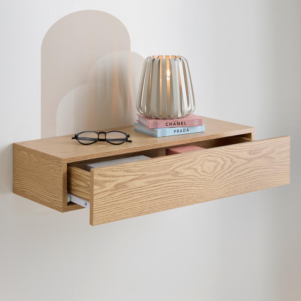 Wandkonsole Noah Naturfarben - Naturfarben, MODERN, Holzwerkstoff (60/12/23,5cm) - Mömax