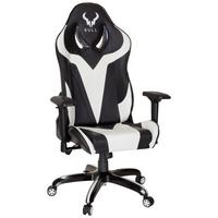 Gaming Stol Promoter I, Črna, Bela - črna/bela, Moderno, umetna masa/tekstil (74/133/67cm) - MID.YOU