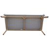 SET DE JARDIN MICHI 1 - gris/couleur acacia, MODERN, métal/bois - Mömax