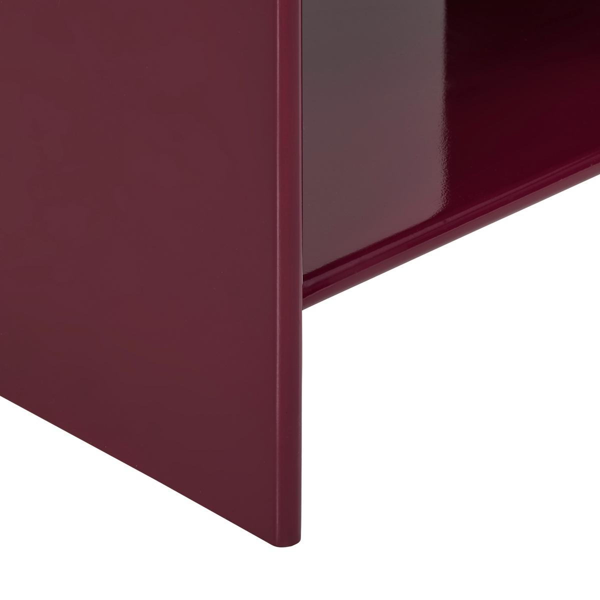 Noćni Ormarić Ruby - boja crnog vina, Moderno, pločasti materijal (40/45/30cm) - Modern Living