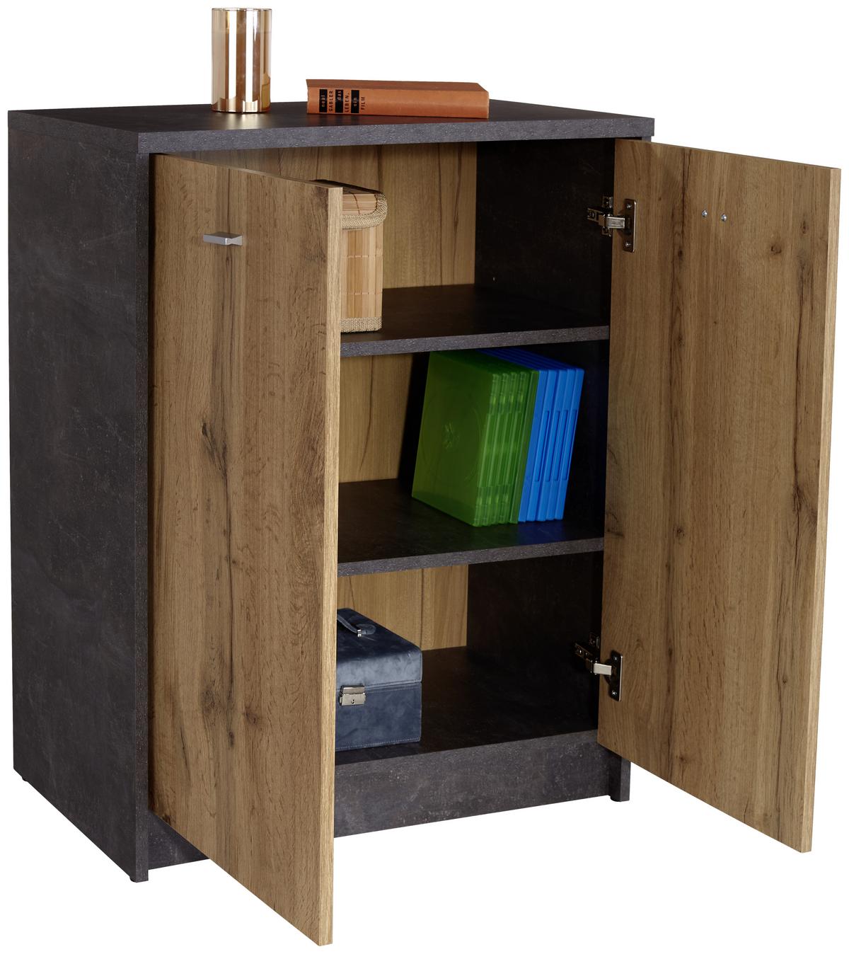 Comodă 4 YOU - culoare lemn stejar, Modern, material pe bază de lemn (74/85,4/34,6cm) - Modern Living