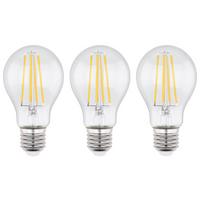 Led-sijalka 10582-3c, E27, 7 W, Hladno Bela - barve aluminija/prozorno, kovina/steklo (6/10,6cm) - Mömax
