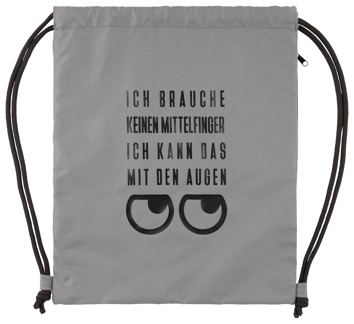 Sportbeutel Riri verschiedene Designs - Weiss/Schwarz, Textil (37/47/1cm) - Modern Living