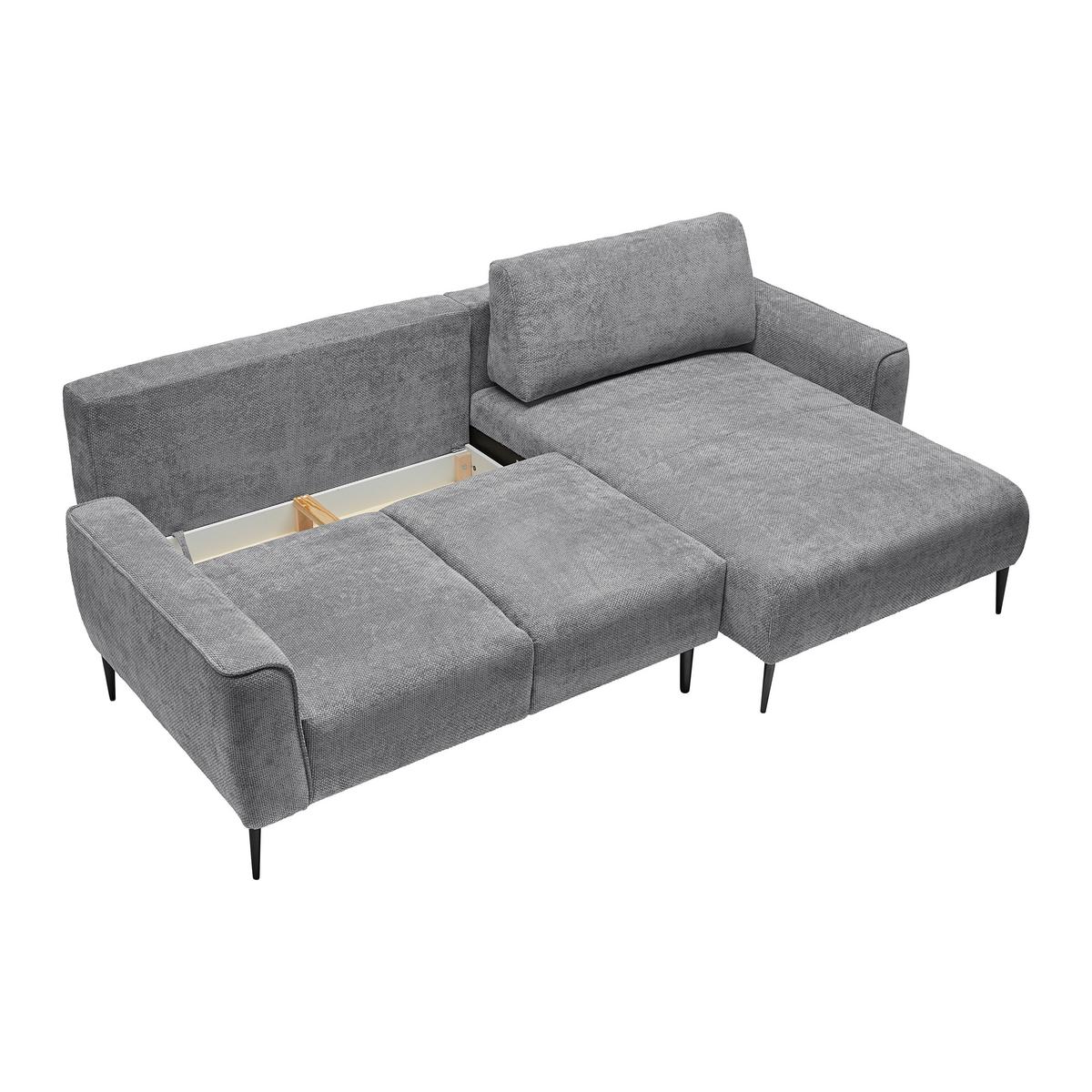Canapea modulara CUSTOM - gri, Modern, textil (255/85/164cm) - Mömax