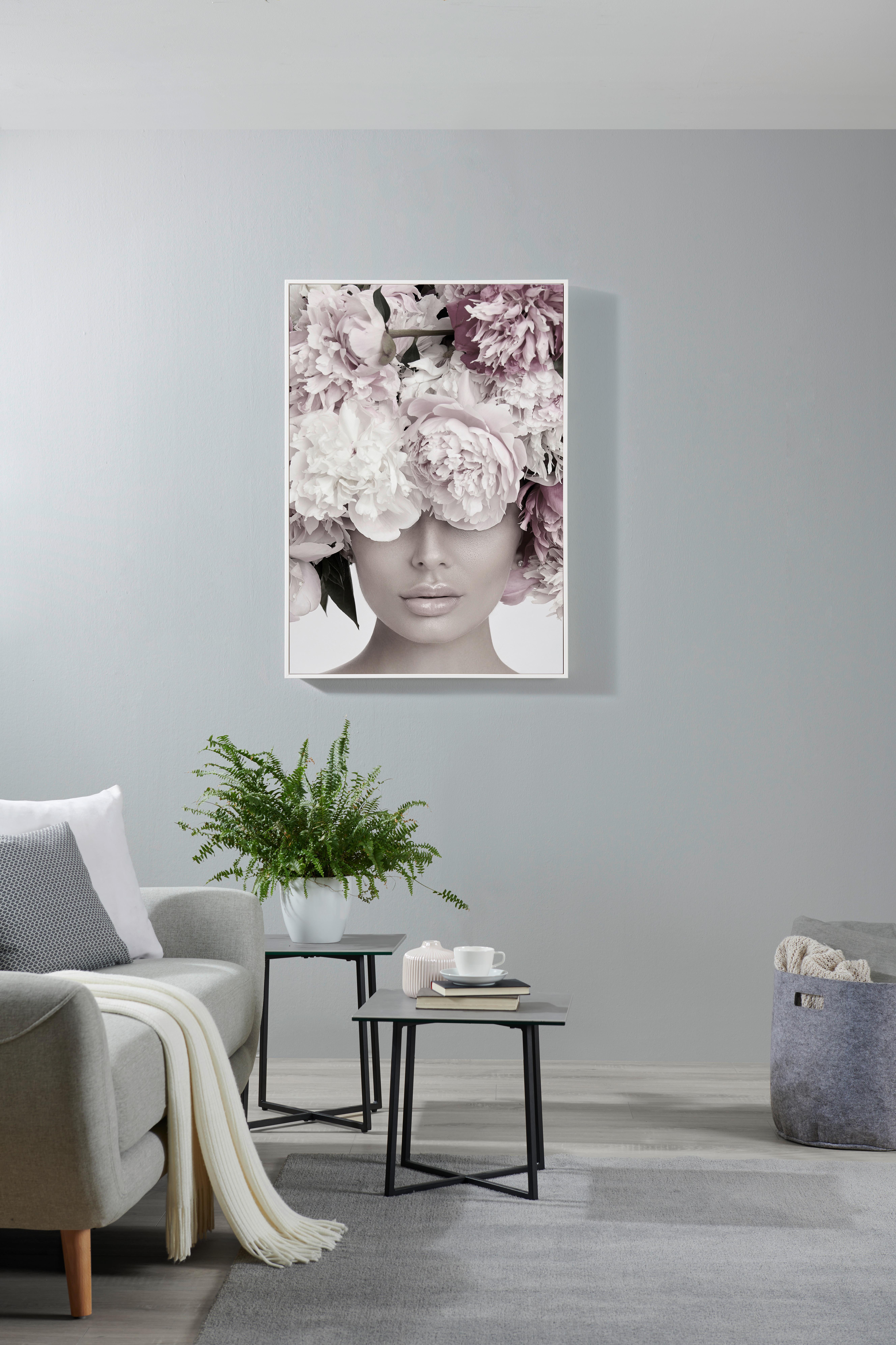 Tablou Canvas cca. 60x90 cm - alb/multicolor, Basics, plastic/textil (60/90/2,5cm) - Modern Living