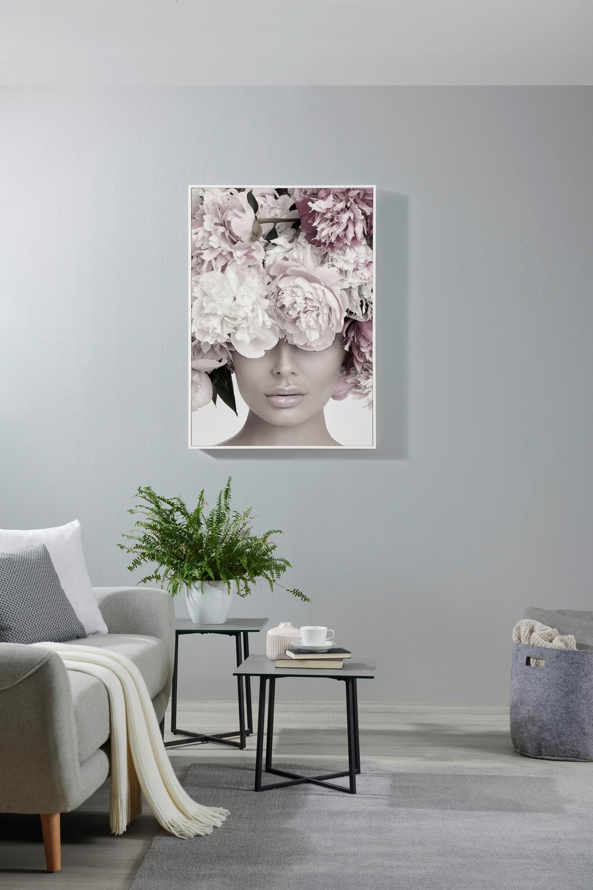 Tablou Canvas cca. 60x90 cm - alb/multicolor, Basics, plastic/textil (60/90/2,5cm) - Modern Living