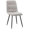 Scaun TINA - bej/negru, Modern, metal/textil (45/86/58cm) - Based