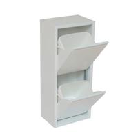 Abfallsammler Polux in Weiss ca. 11,2l - Weiss, Modern, Kunststoff/Metall (35/85/24cm) - Mömax