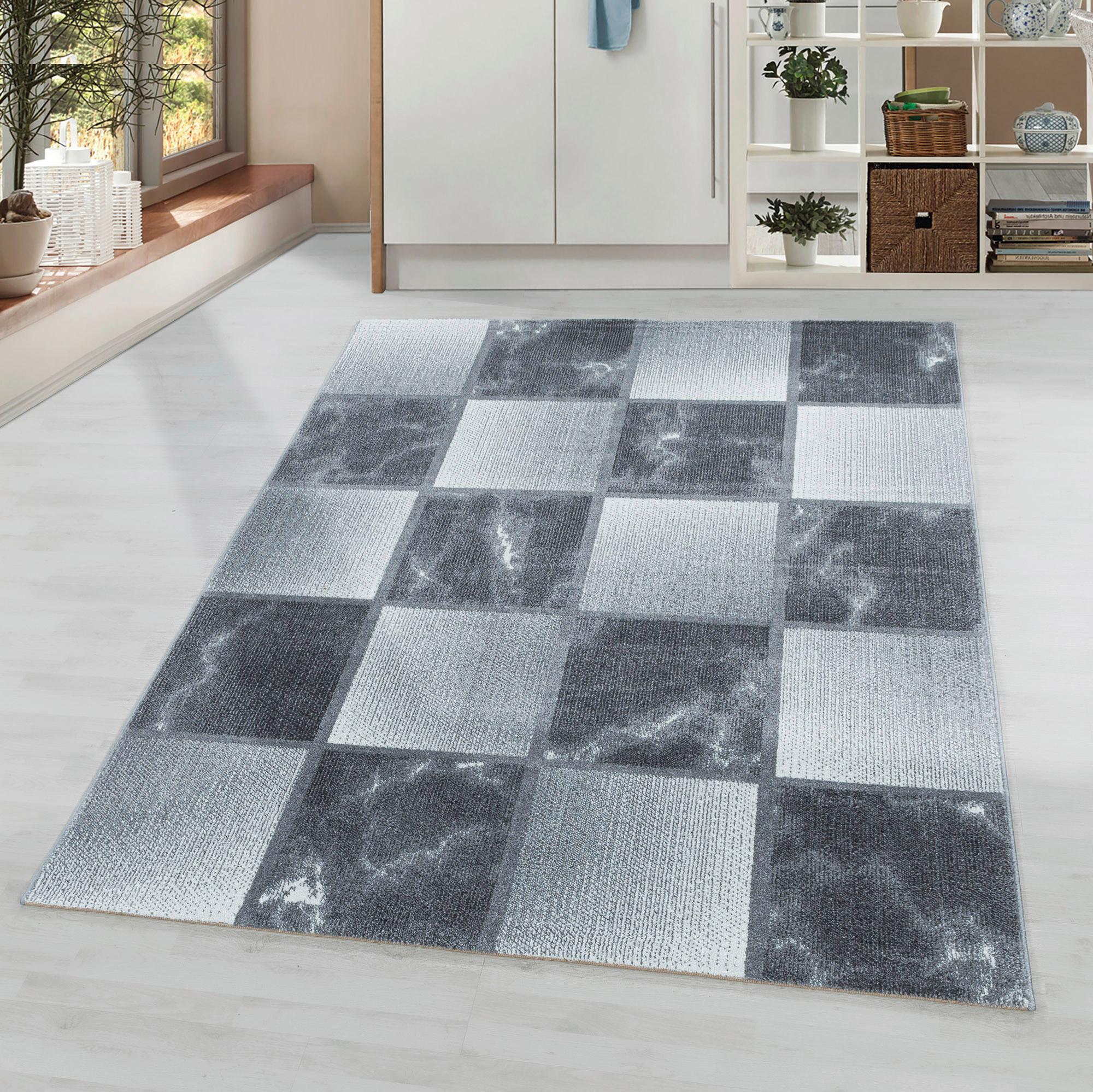 Webteppich Ottawa Grau ca. 80x250cm - Grau, Design, Textil (80/250cm)