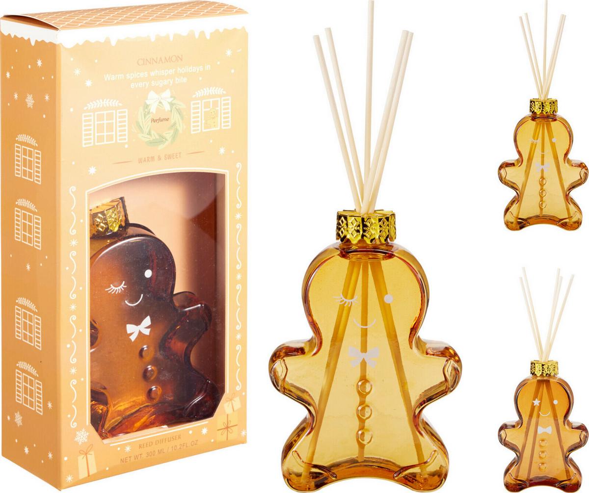 Diffúzor Gingerbread Cookie - barna/világosbarna, üveg (0.3l)