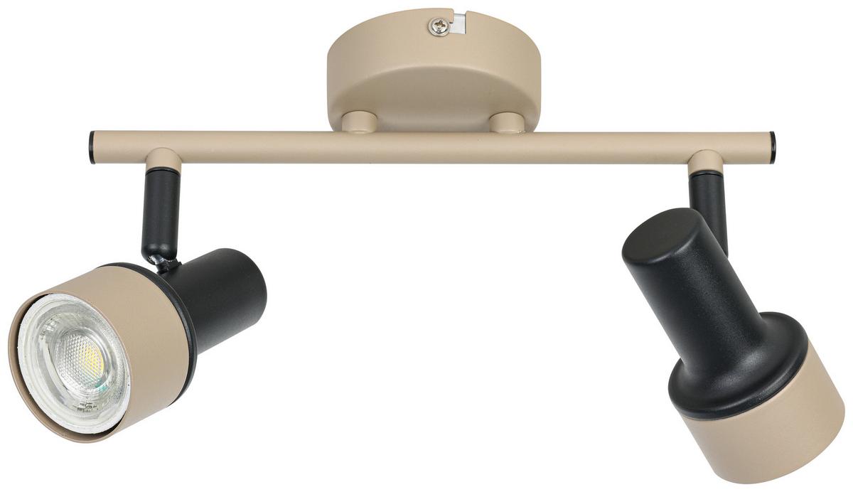 Reflektor Simba - črna/peščene barve, Romantika, kovina/umetna masa (27/8/12cm) - Mömax