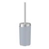 WC-Bürste Chris in Grau/Edelstahlfarben - Edelstahlfarben/Grau, MODERN, Kunststoff/Metall (9,6/37cm) - Premium Living