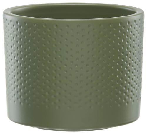 Pflanzentopf Era in diversen Farben - Weiss/Dunkelgrau, Basics, Keramik (12,5/10cm)