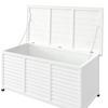 KUDDBOX BIONA - vit, Modern, metall/trä (132/60/66cm) - Bessagi Garden