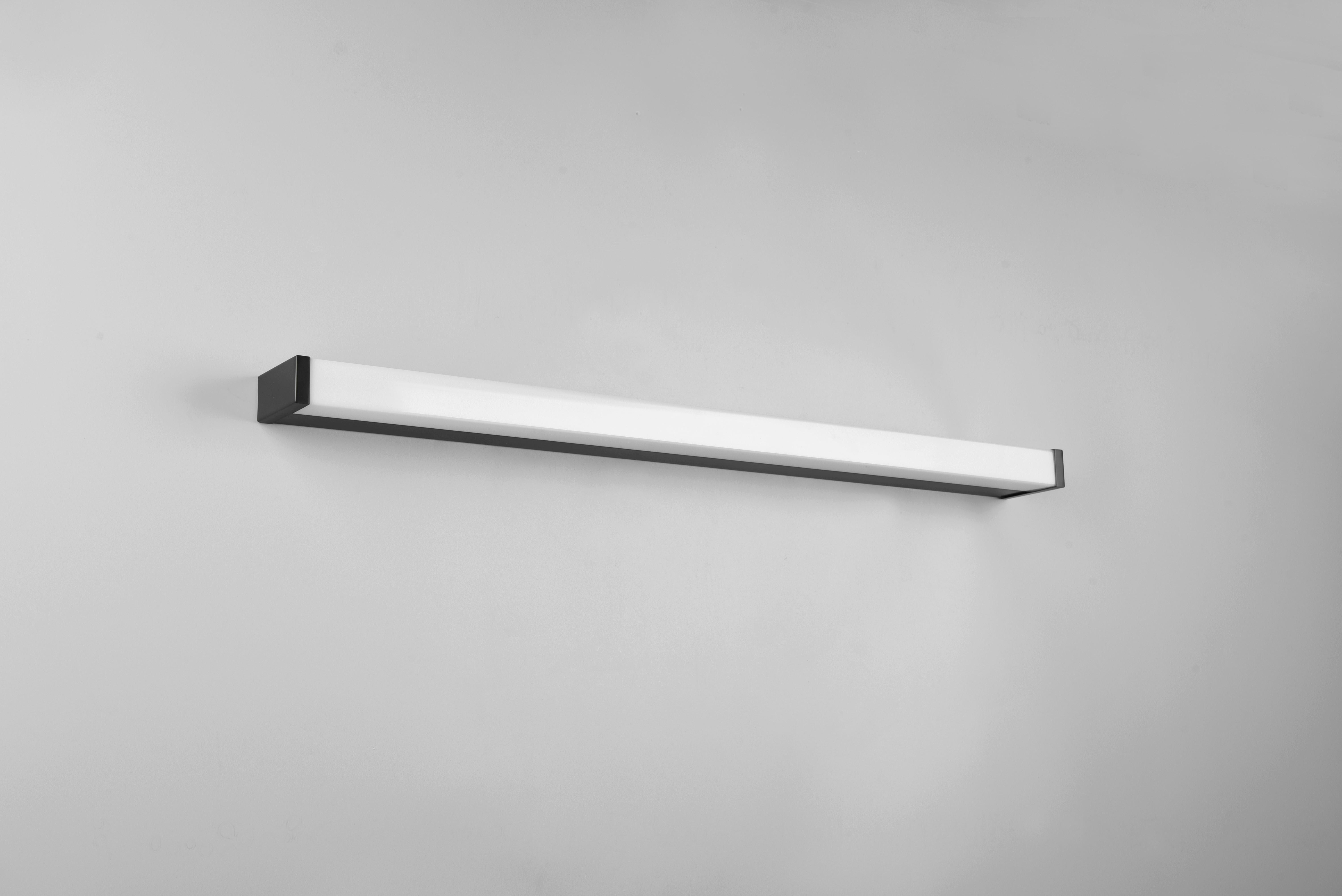 LED-Wandleuchte Fabio in Schwarz/Weiß max. 12 Watt - Schwarz/Weiß, Basics, Kunststoff/Metall (3,8/80/7,9cm) - Trio Leuchten