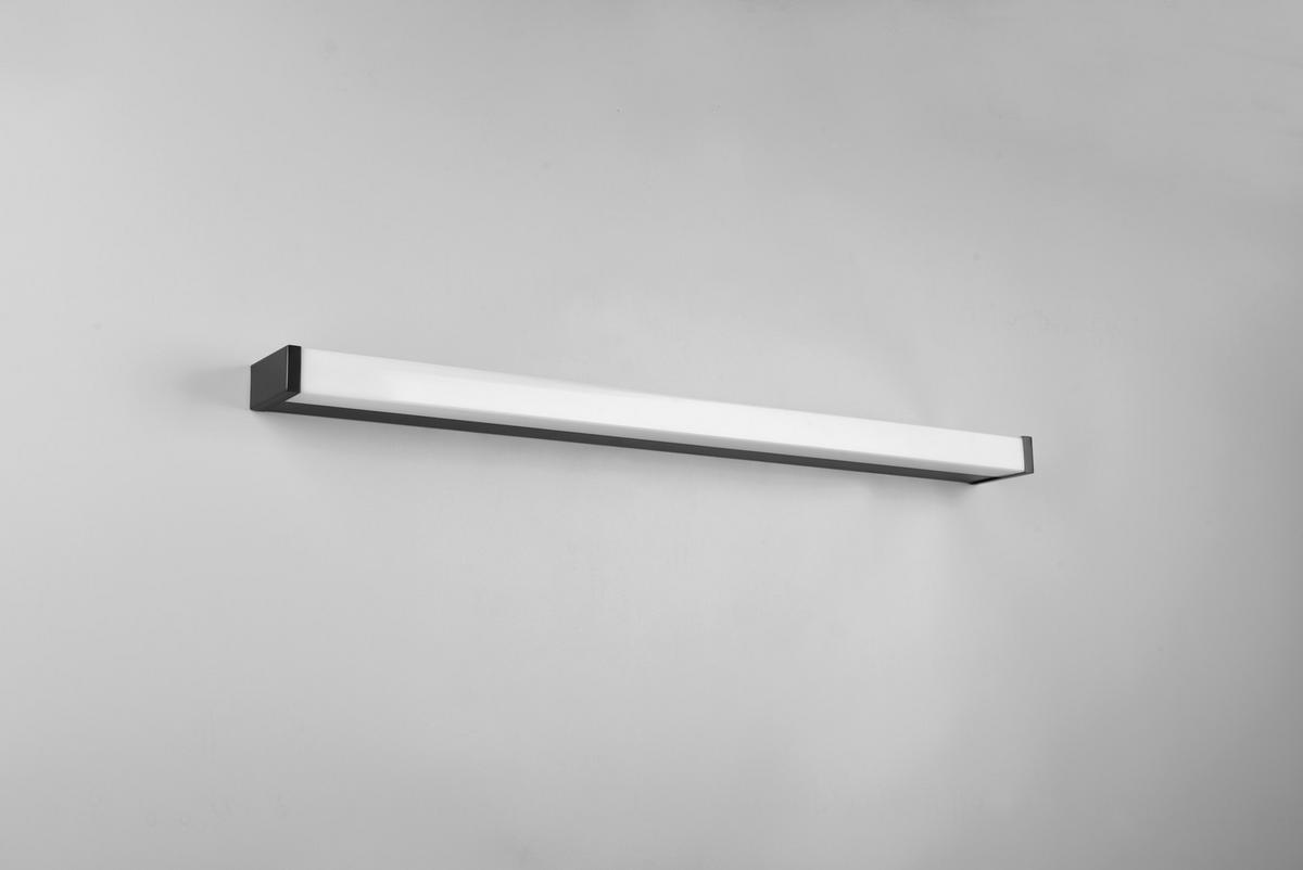 LED-Wandleuchte Fabio in Schwarz/Weiß max. 12 Watt - Schwarz/Weiß, Basics, Kunststoff/Metall (3,8/80/7,9cm) - Trio Leuchten