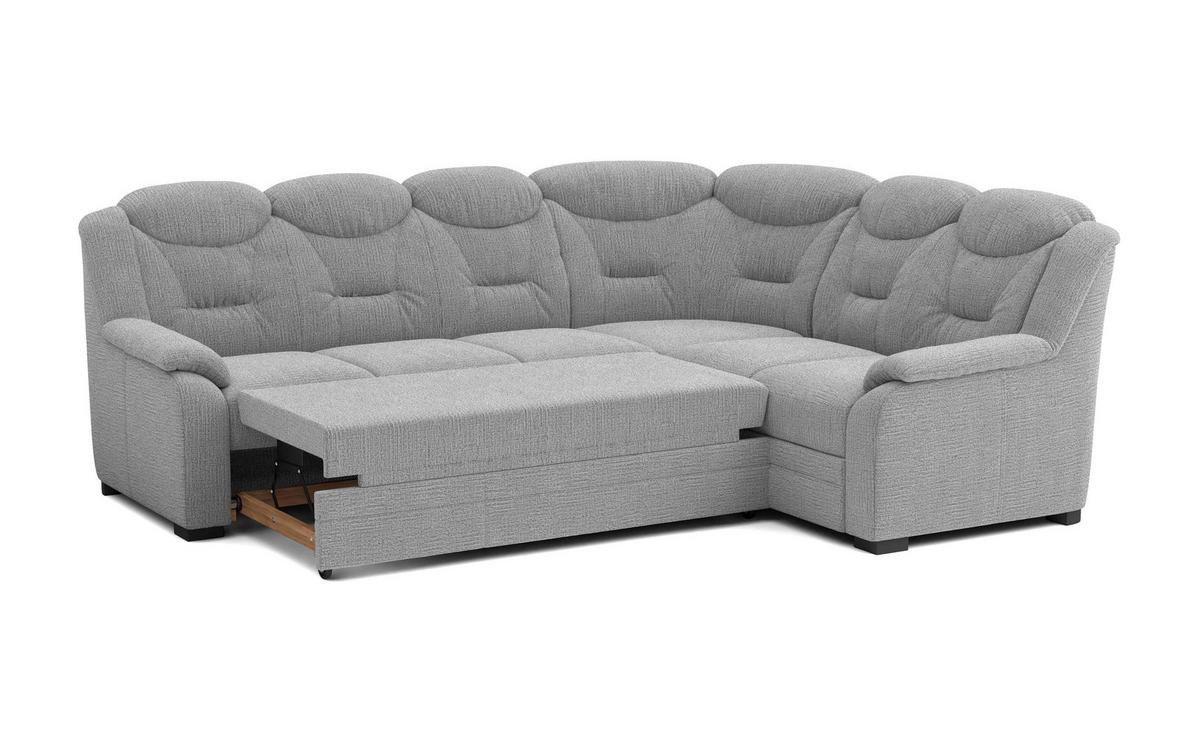 Sarokkanapé Marcus C253764 - világosszürke, Modern, textil (263/99/211cm) - Luca Bessoni