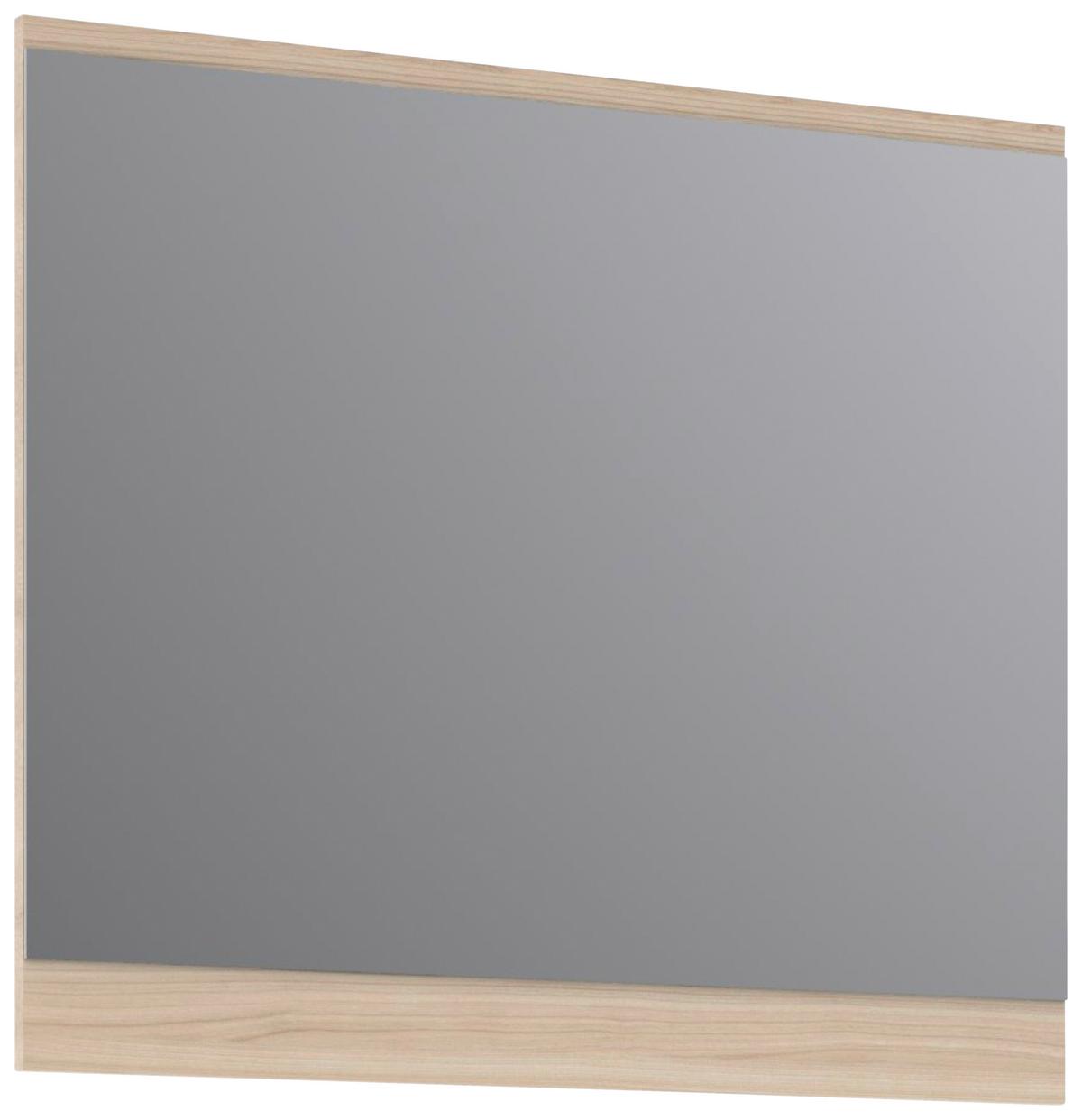 Wandspiegel Siena Eichefarben ca. 80x70cm - Eichefarben, MODERN, Glas/Holzwerkstoff (80/70/2cm) - Mömax