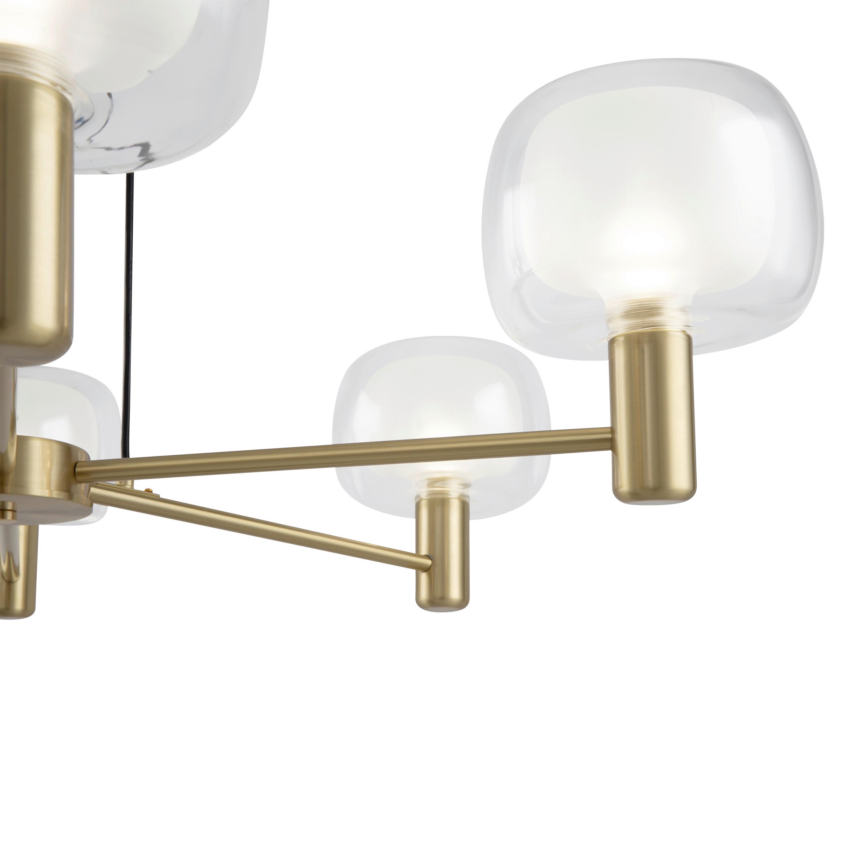 KRONLEUCHTER VISION - Goldfarben, Basics, Glas/Metall (96/21/96cm) - MAYTONI