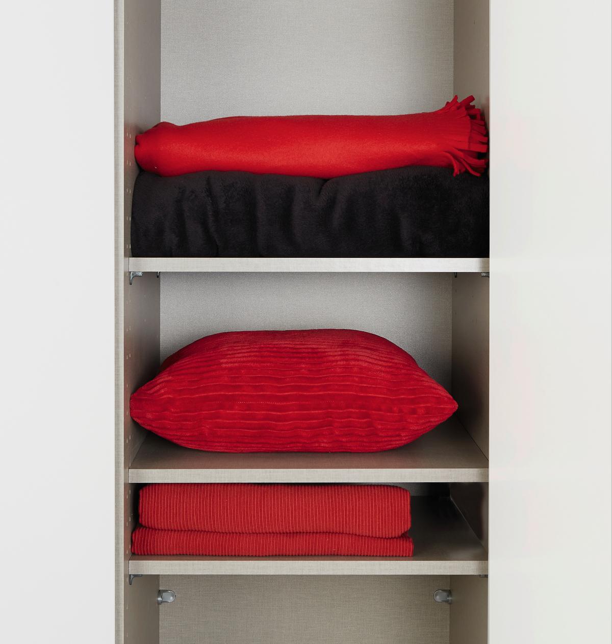 Set Polic Universal, 3-Delni - siva, leseni material (43/1,6/48cm) - Modern Living