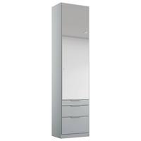 DULAP USI ROTATIVE ALABAMA - argintiu/gri deschis, Modern, material pe bază de lemn (47/229/54cm)