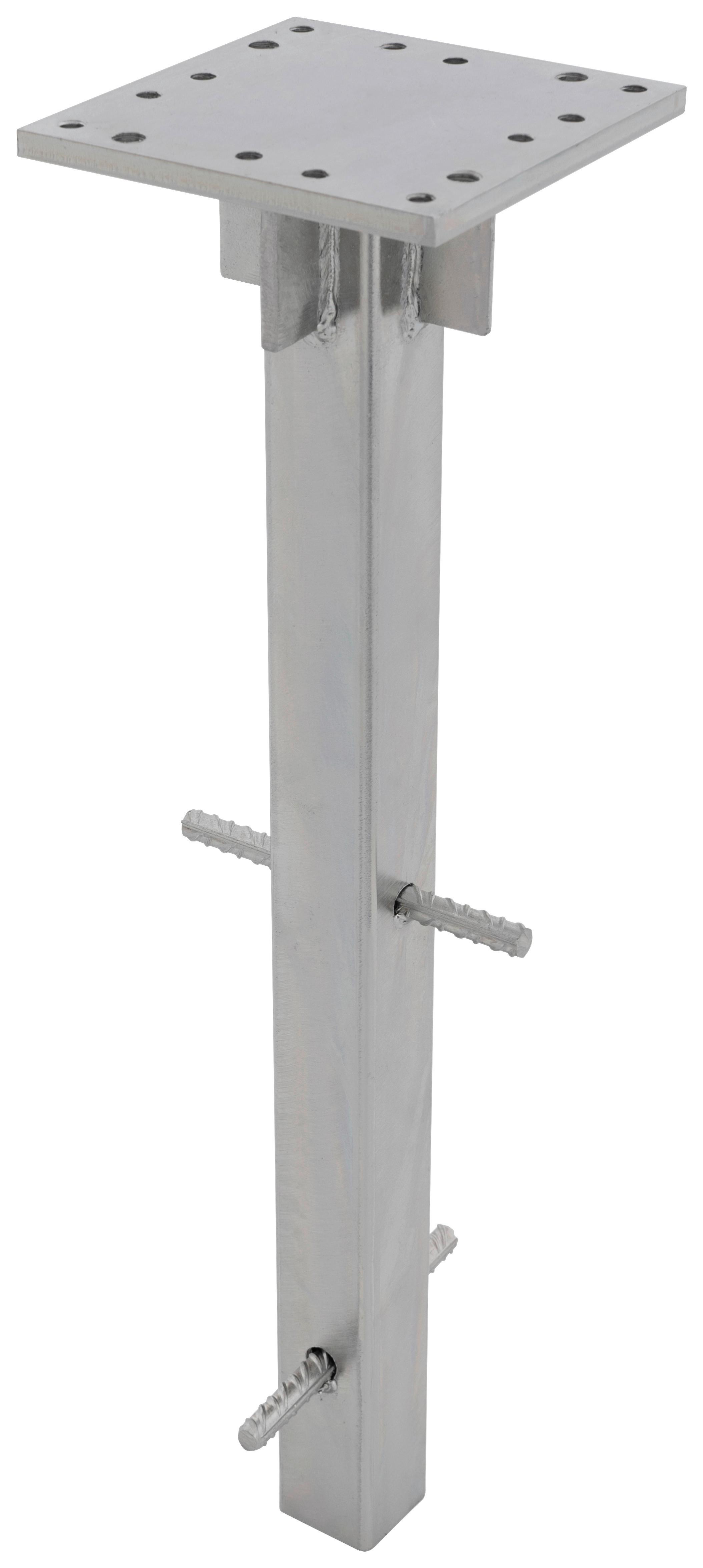 Sonnenschirmständer Universal ca. 13,5x50x13,5 cm - Silberfarben, Basics, Metall (13,5/50/13,5cm) - KNIRPS