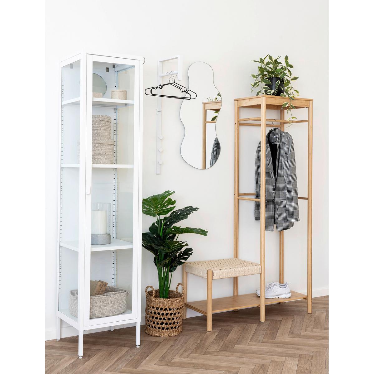 Garderobe Ember Echtholz - Naturfarben, Design, Holz (95/165/36cm) - MID.YOU